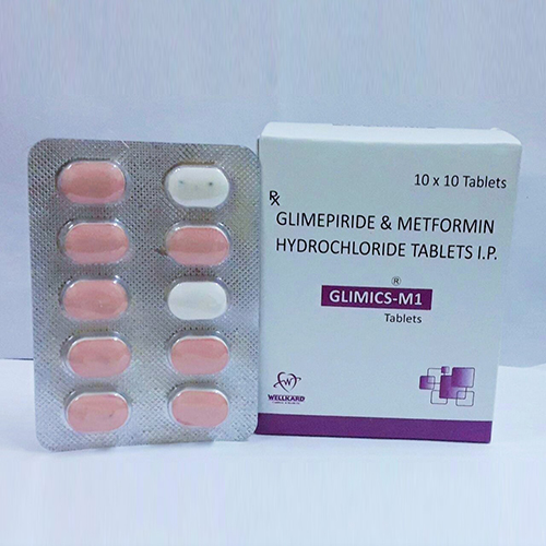 Metformin Plus Glimepiride 1mg Tablets