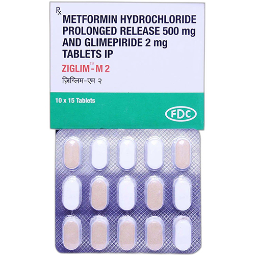 Metformin Plus Glimepiride 2mg Tablets