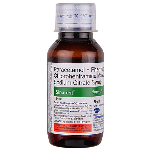 Paracetamol Plus Phenylephrine 5mg Syrup