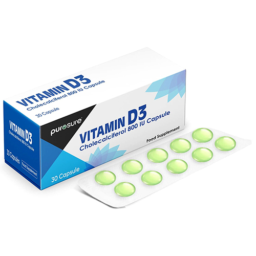 Vitamin D Plus Cholecalciferol 800IU Tablets