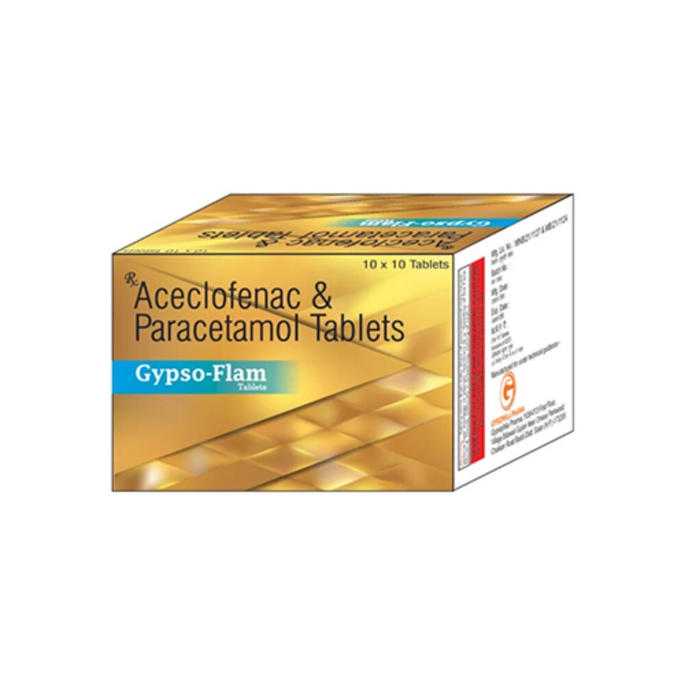 Aceclofenac And Paracetamol Tablets