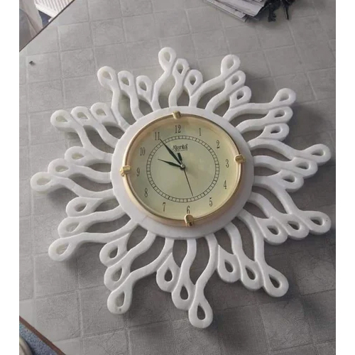 Marble Wall Clock Size 15 Inch