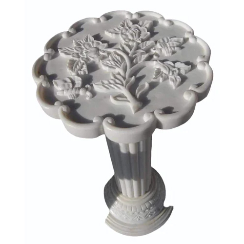 White Marble Tea Table