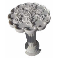 White Marble Tea Table - Regional Style: Indian