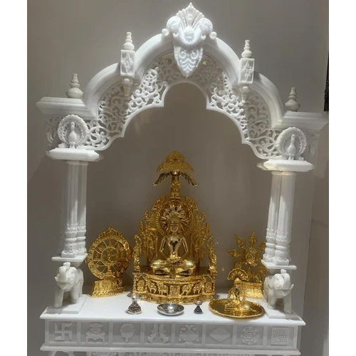 White Marble Home Temple