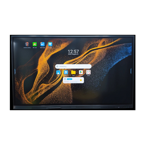 Wa75D 75 Inch Samsung Interactive Flat Panel - Color: Black