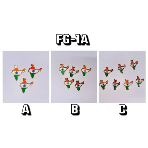 Indian Flag Badge