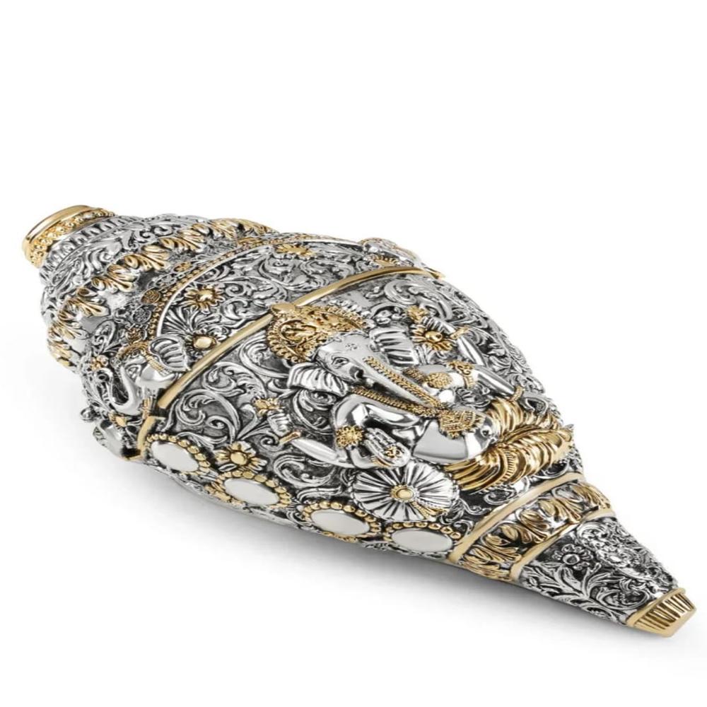 RESIN GOLD PLATED SHANKH