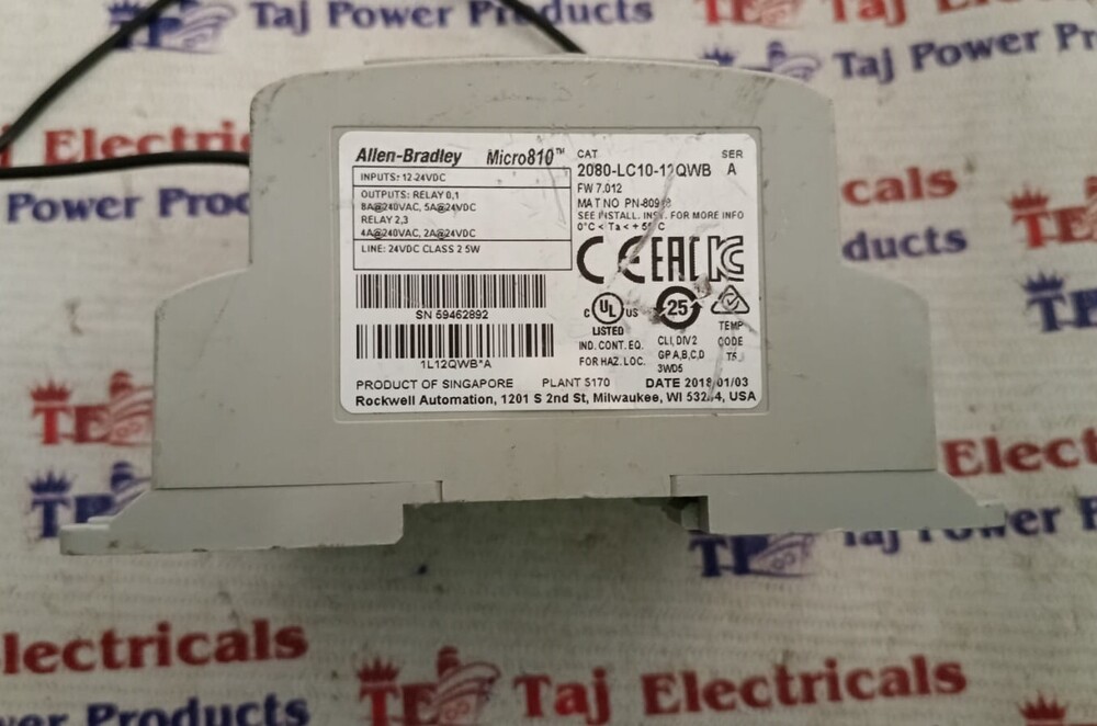 ALLEN BRADLEY 2080-LC10-12QWB LOGO