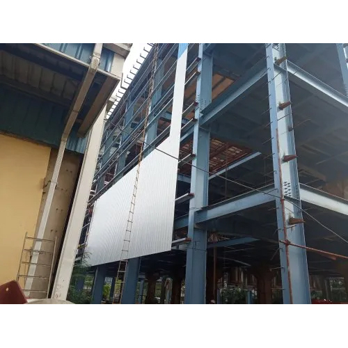 Prefab Building - Color: Red & Blue