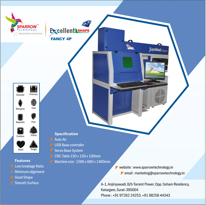 4P Round Shape Laser Diamond Cutting Machine 4P Round Shape Laser Diamond Cutting Machine