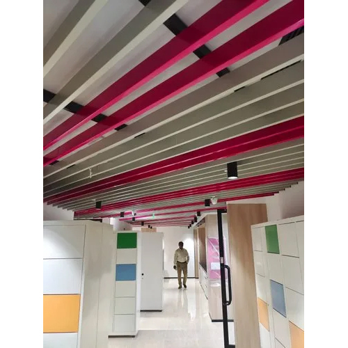 Baffle Ceiling System - Color: Custom Colors Available