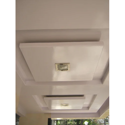 Gypsum False Ceiling - Color: Custom Colors Available
