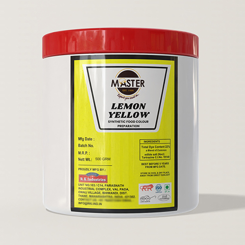 Lemon Yellow Synthetic Food Colour