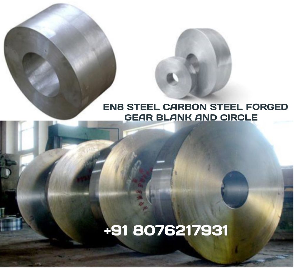 En8 Steel Carbon Steel Forged Gear Blank And Circle