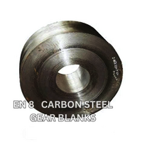 En8 Steel Forged Gear Blank - Open Die Forged, Normalized | Cnc Ready, High Toughness, Beveled Edge Optional, Heat Treated