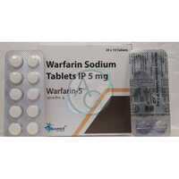 5 Mg Warfarin Sodium Tablets Ip - Drug Type: General Medicines