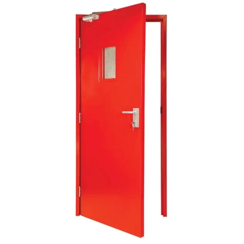 2 Hour Fire Rated Door - Color: Red