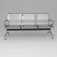 Stainless Steel Hospital Bench - High-quality Stainless Steel, Outdoor Furniture, Modern Design, Sleek Silver Finish, Indian Style