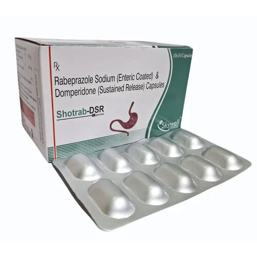 Shotrab-DSR, Rabeprazole 20mg DOMPERIDONE