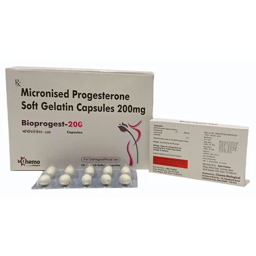 Bioprogest 200 .Micronised Progesterone Capsules