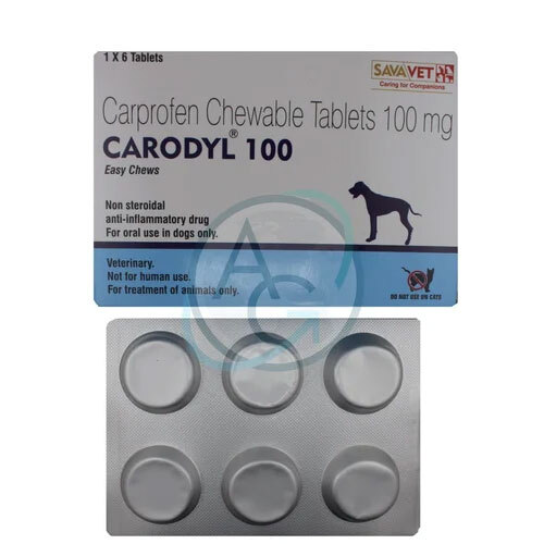 100 mg Carprofen Chewable Tablets