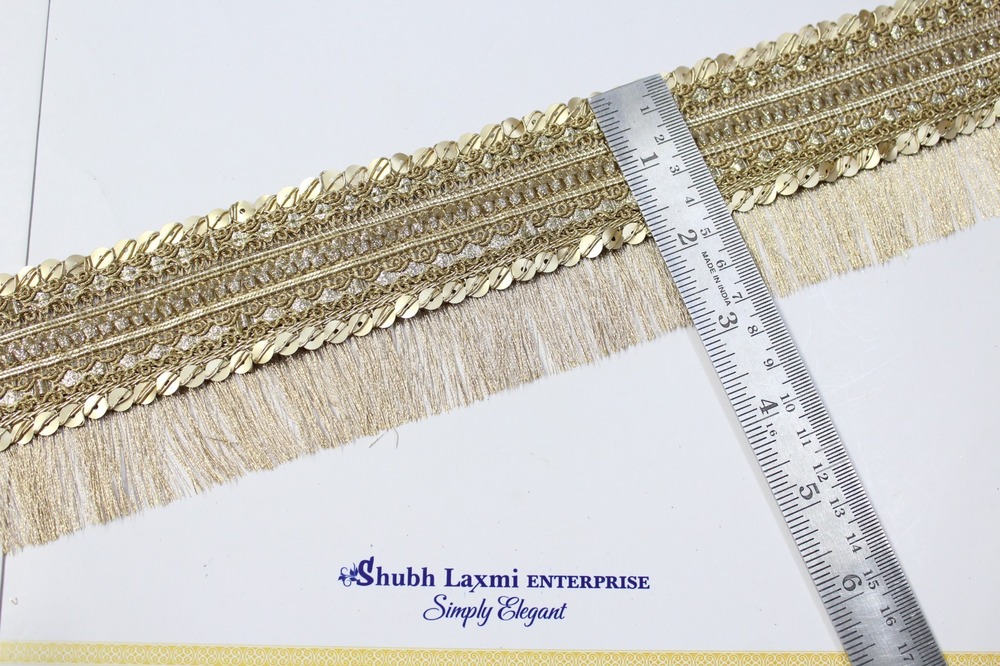 Golden Sequence Jhalar Lace
