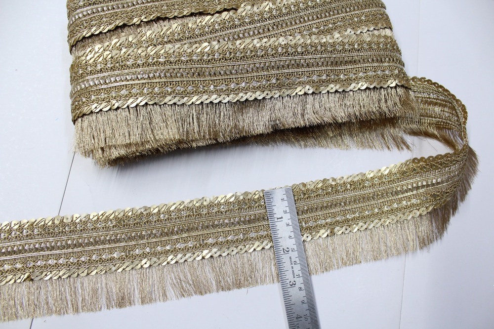 Golden Sequence Jhalar Lace