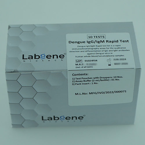 Dengue Igg Igm 10 Rapid Test Kit - Material: Plastic