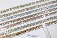 Multi Colour Mirror Wrok Lace
