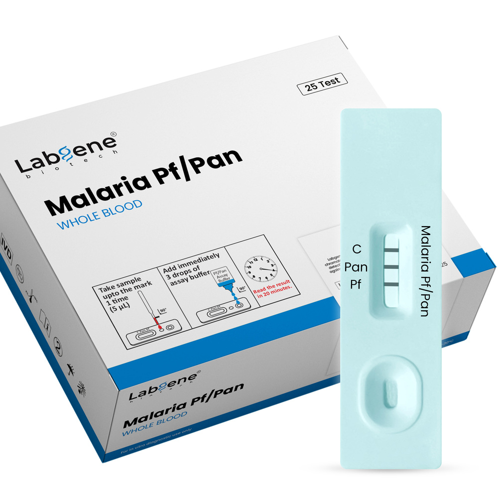 Malaria Pf-Pan 25 Rapid Test Kit - Material: Plastic