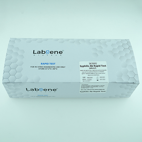 Syphilis Ab 50 Rapid Test Kit - Material: Plastic