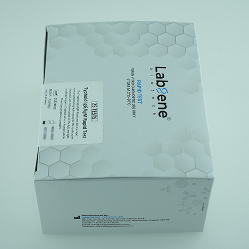 Typhoid Igg-igm 25 Rapid Test Kit - Material: Plastic