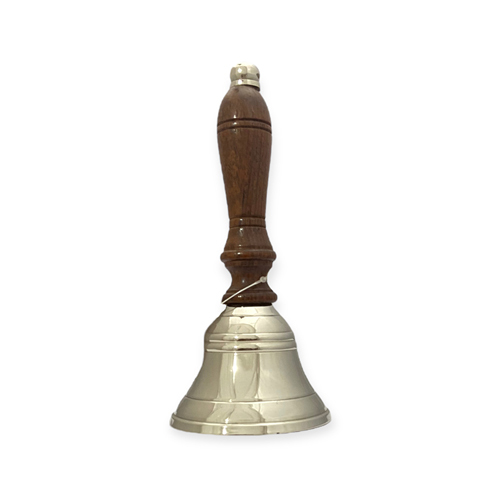 Nautical Decor Handle Bell - Color: Silver