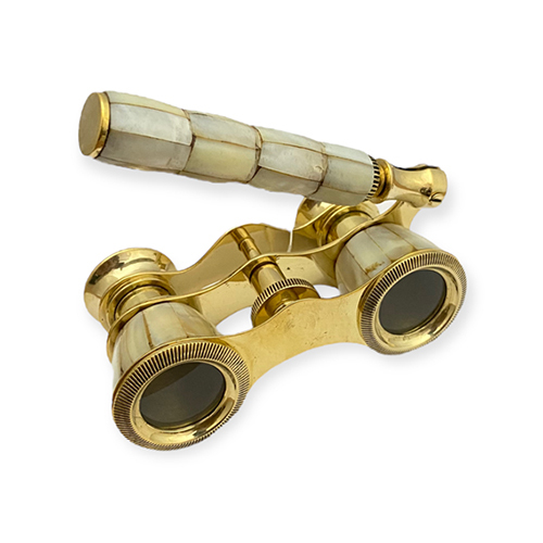 Bone Mount Binocular - Color: Golden