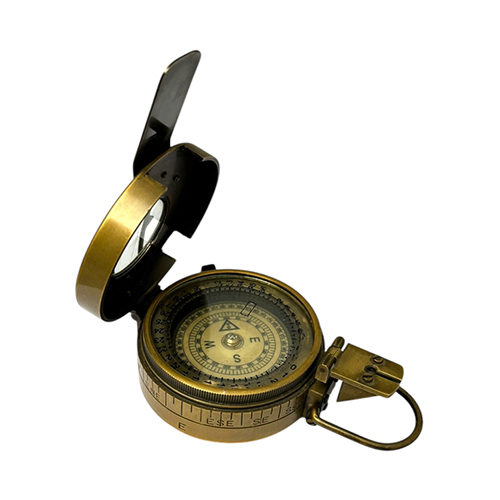 Mini Army Compass - Color: Brown