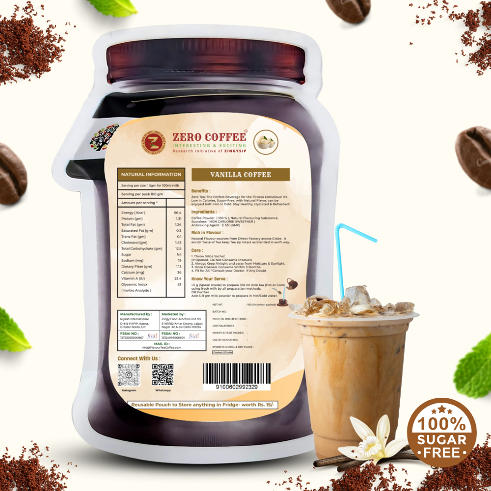Vanilla Coffee- Sugar free