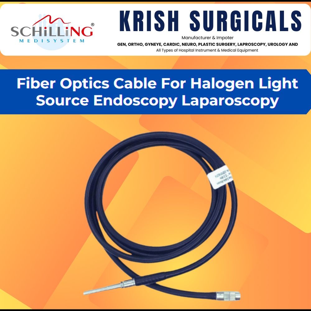 Fiber Optics Cable For Halogen Light Source Endoscopy Laparoscopy