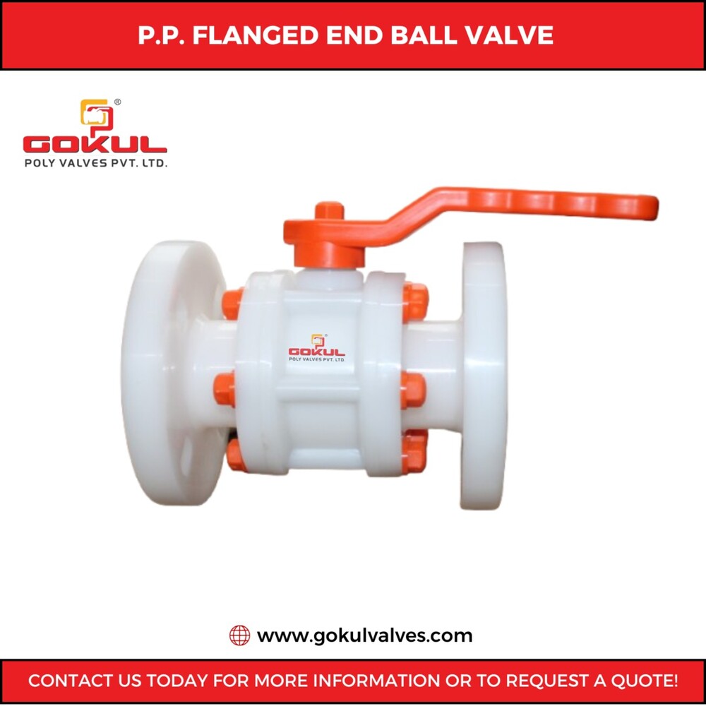 Pp Ball Valve Flange End 6