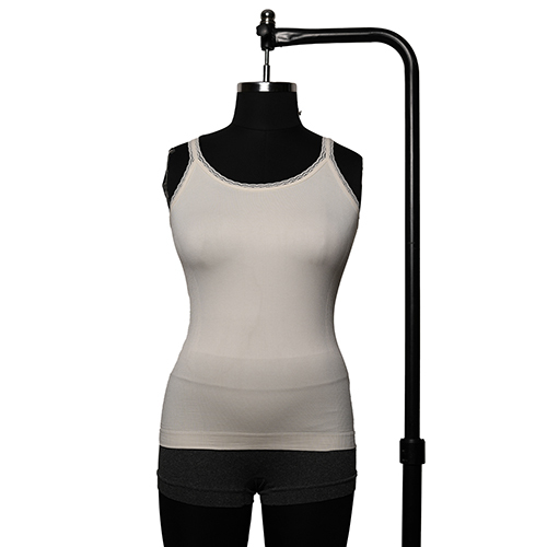 Ladies Seamless Ribbed Lace Camisole - Color: Different Available