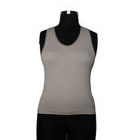 Ladies Seamless Ribbed Lace Camisole