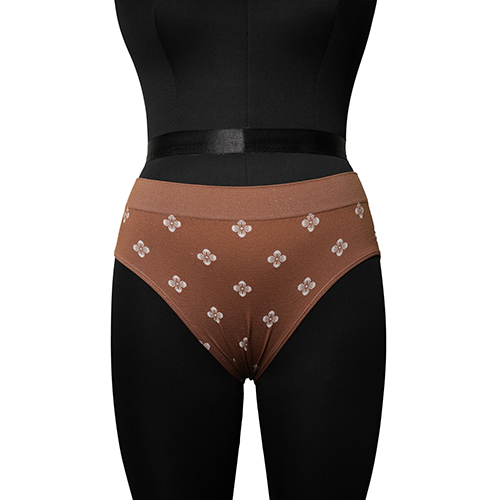 Ladies Seamless Floral Jacquard Bikini