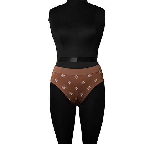 Ladies  Seamless Floral Jacquard Bikini - Color: Different Available