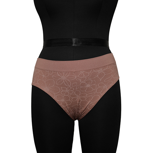 Ladies  Seamless Floral Jacquard Bikini