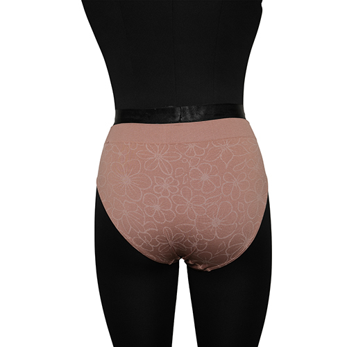 Ladies  Seamless Floral Jacquard Bikini
