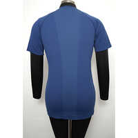 Women Blue Seamless T-Shirt