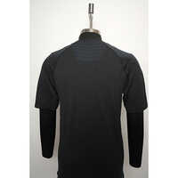 Women Black Seamless T-Shirt