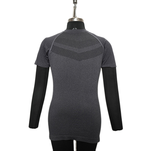 Women Grey Seamless T-Shirt - Color: Different Available