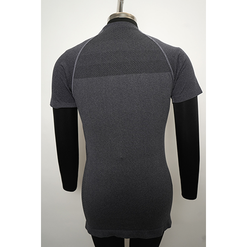 Women Grey Seamless T-Shirt