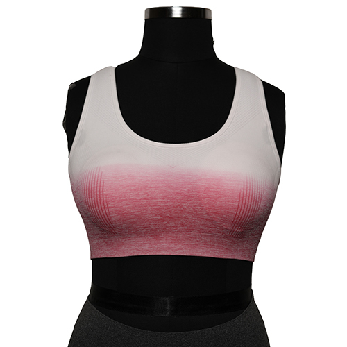 Women Seamless Sports Bra Ombre Effect